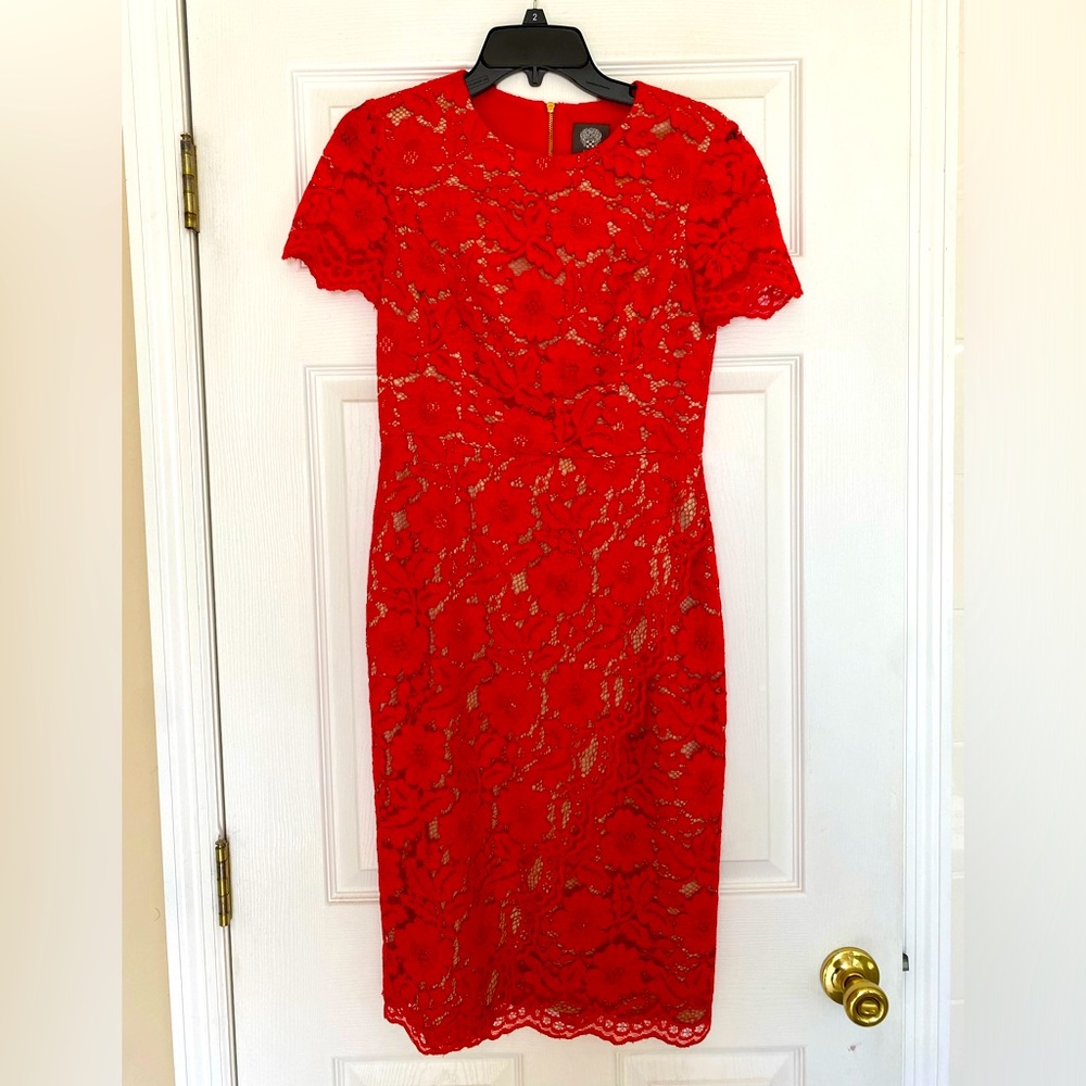 Vince Camuto Lace Cocktail Dress